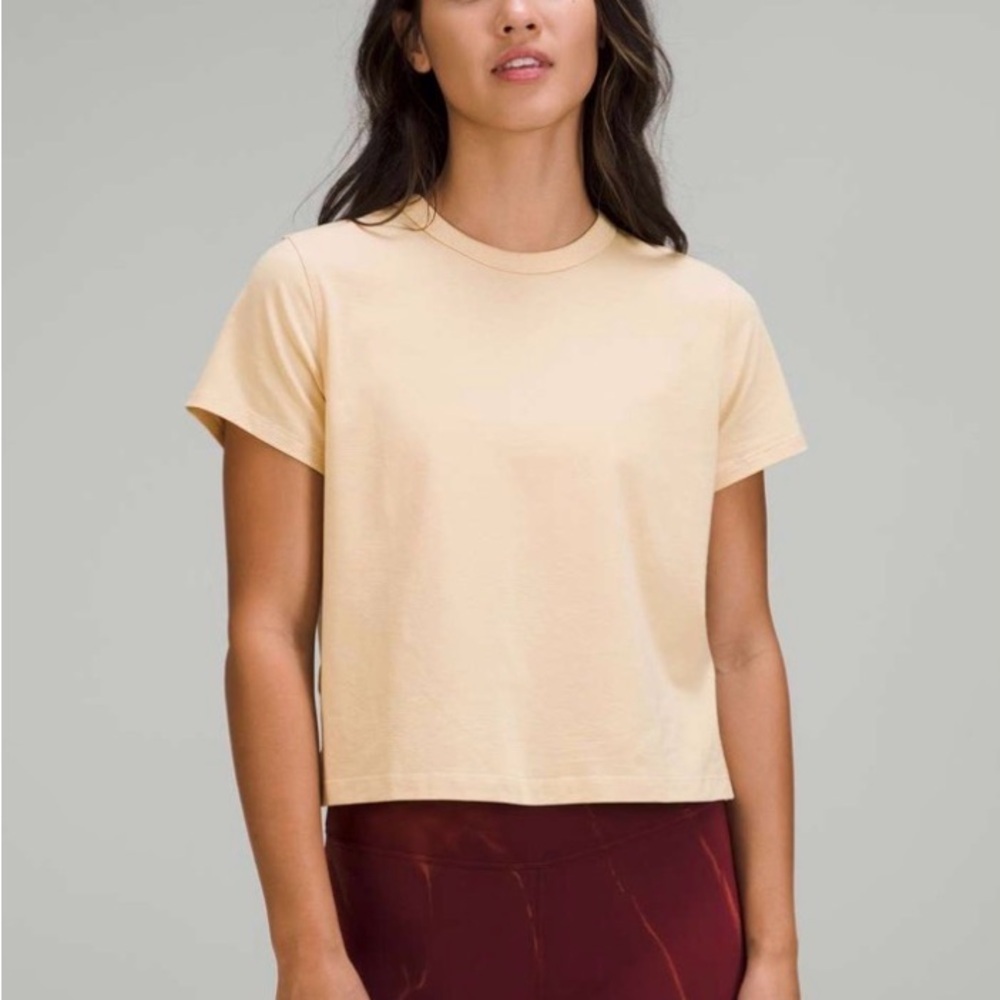 Lululemon Classic-Fit Cotton-Blend T-Shirt size 2